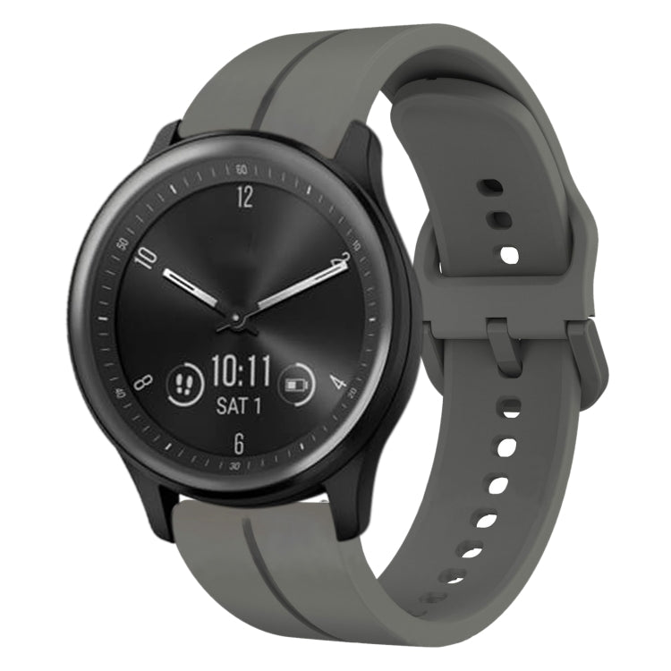 20mm Loop Silicone Watch Band, For Garmin Vivomove Sport, For Garmin Venu 2 Plus, For Garmin Approach S40, For Garmin Forerunner 158
