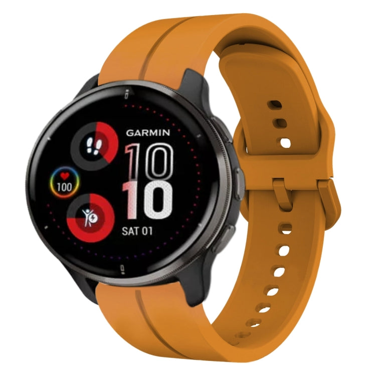 20mm Loop Silicone Watch Band, For Garmin Vivomove Sport, For Garmin Venu 2 Plus, For Garmin Approach S40, For Garmin Forerunner 158