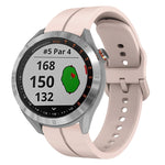 20mm Loop Silicone Watch Band, For Garmin Vivomove Sport, For Garmin Venu 2 Plus, For Garmin Approach S40, For Garmin Forerunner 158