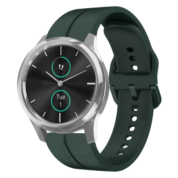 20mm Loop Silicone Watch Band, For Garmin Forerunner 55, For Garmin Venu, For Garmin Venu SQ, For Garminmove Luxe