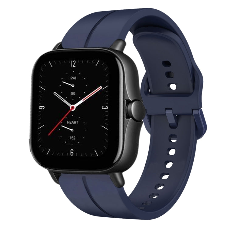 20mm Loop Silicone Watch Band, For Amazfit GTS 4, For Amazfit GTS 3, For Amazfit GTS 2E, For Amazfit GTS 2 Mini