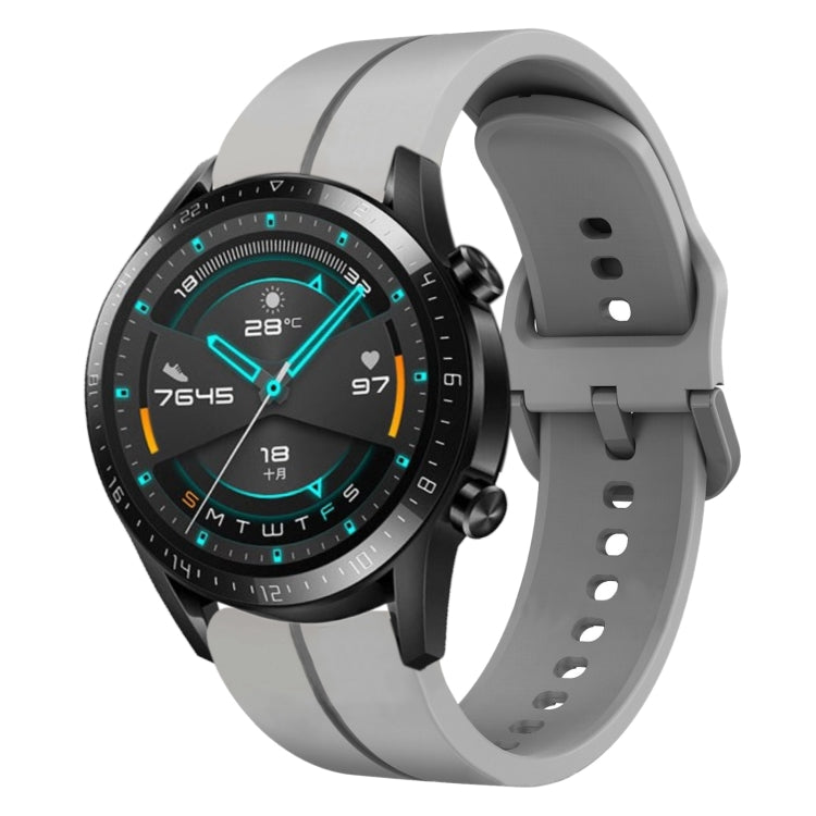 20mm Loop Silicone Watch Band, For Huawei Watch GT3 Pro 43mm, For Huawei Watch GT3 42mm, For Huawei Watch GT2 42mm, For Huawei Watch 2