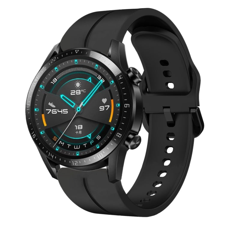 22mm Loop Silicone Watch Band, For Huawei GT2 Pro, For Huawei Watch GT 2E, For Huawei GT2 46mm, For Honor Watch GS 3