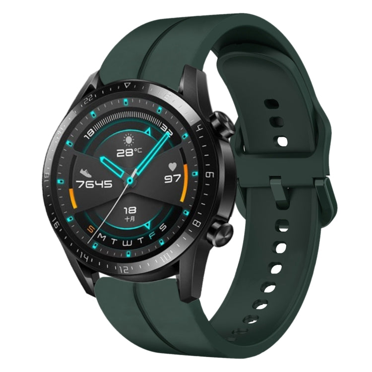 22mm Loop Silicone Watch Band, For Huawei GT2 Pro, For Huawei Watch GT 2E, For Huawei GT2 46mm, For Honor Watch GS 3