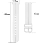 22mm Loop Silicone Watch Band, For Samsung Galaxy Watch3 45mm, For Samsung Galaxy Watch 46mm, For Samsung Gear S3 Classic, For Samsung Gear S3 Frontier