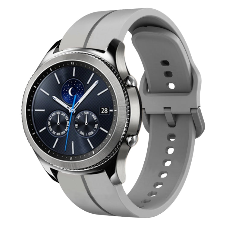 22mm Loop Silicone Watch Band, For Samsung Galaxy Watch3 45mm, For Samsung Galaxy Watch 46mm, For Samsung Gear S3 Classic, For Samsung Gear S3 Frontier