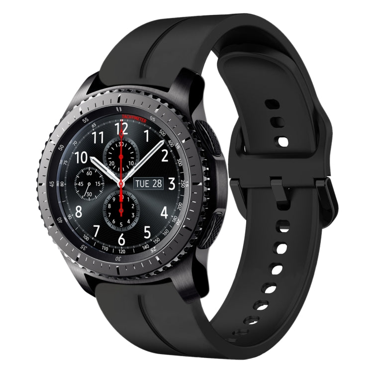 22mm Loop Silicone Watch Band, For Samsung Galaxy Watch3 45mm, For Samsung Galaxy Watch 46mm, For Samsung Gear S3 Classic, For Samsung Gear S3 Frontier