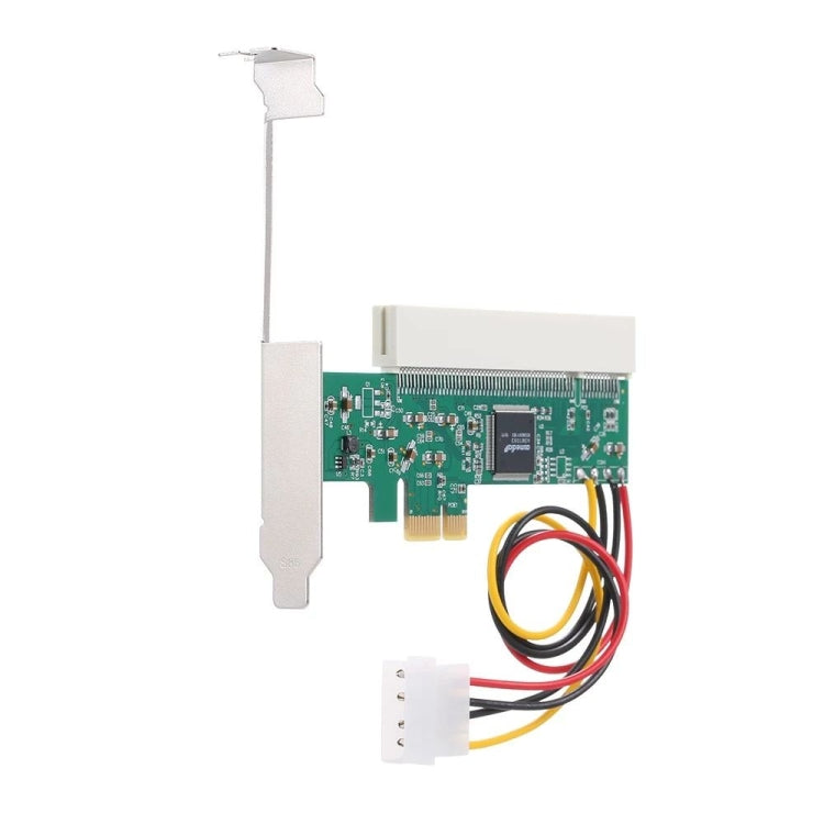 بطاقة محول PCI-E إلى PCI مع مصدر طاقة 4 دبابيس، PCI-E إلى PCI
