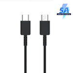 شاحن سريع 45 واط بمنفذ USB-C / Type-C مع كابل Type-C إلى Type-C بقوة 5 أمبير، قابس المملكة المتحدة، قابس المملكة المتحدة + كابل Type-C