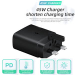M135 45W USB-C / Type-C Port Fast Charger, UK Plug, UK Plug
