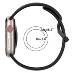 Two-Color Loop Buckle Silicone Watch Band, For Apple Watch Ultra 49mm, For Apple Watch Series 8&7 45mm, For Apple Watch Series 8&7 41mm