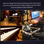 Buzz Eliminator, Ground Circuit Eliminator to Eliminate Buzz Sound