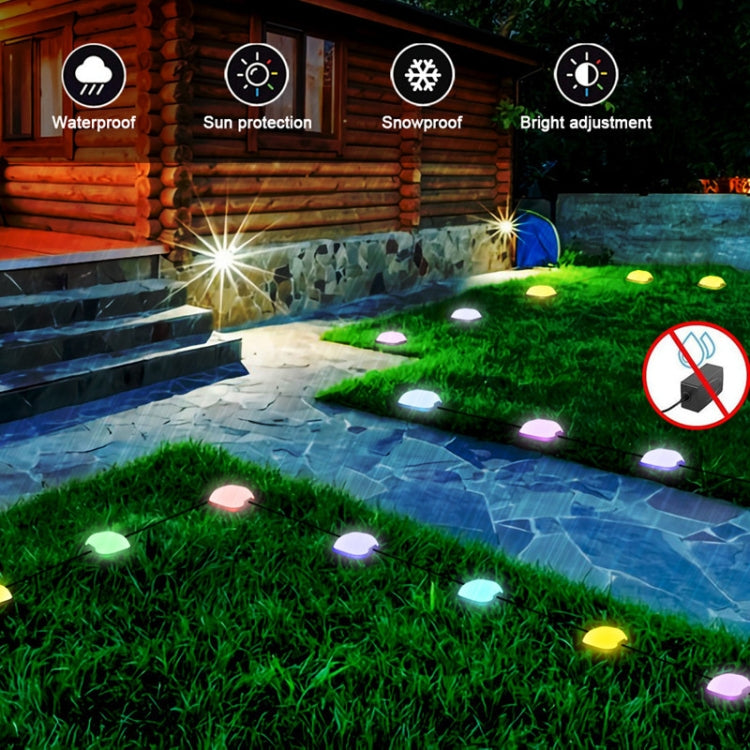CP01 Outdoor WIFI Smart APP Control Garden Lamp Music Sync Outdoor Ground Lights, US Plug, EU Plug