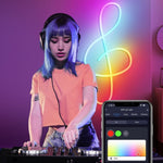 NH021 Waterproof 3m TUYA WIFI Music Sync RGB Neon Rope Light, NH021