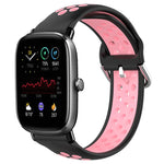 20mm Perforated Breathable Sports Silicone Watch Band, For Amazfit GTS 2 Mini, For Amazfit GTS 2, For Amazfit GTS