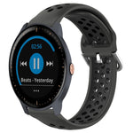 20mm Perforated Breathable Sports Silicone Watch Band, For Garmin Vivoactive3 Music, For Garmin Venu 2 Plus, For Garmin Approach S40