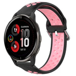 20mm Perforated Breathable Sports Silicone Watch Band, For Garmin Vivoactive3 Music, For Garmin Venu 2 Plus, For Garmin Approach S40