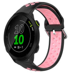 20mm Perforated Breathable Sports Silicone Watch Band, For Garmin Forerunner 158, For Garmin Forerunner 55, For Garmin Venu