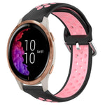 20mm Perforated Breathable Sports Silicone Watch Band, For Garmin Forerunner 158, For Garmin Forerunner 55, For Garmin Venu