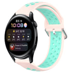 22mm Perforated Breathable Sports Silicone Watch Band, For Huawei Watch GT3 46mm, For Huawei Watch GT Runner, For Huawei Watch 3