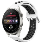 22mm Perforated Breathable Sports Silicone Watch Band, For Huawei Watch 3 Pro, For Huawei GT2 Pro, For Honor Watch GS 3