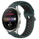 22mm Perforated Breathable Sports Silicone Watch Band, For Huawei Watch 3 Pro, For Huawei GT2 Pro, For Honor Watch GS 3