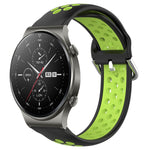 22mm Perforated Breathable Sports Silicone Watch Band, For Huawei Watch 3 Pro, For Huawei GT2 Pro, For Honor Watch GS 3