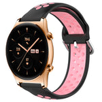 22mm Perforated Breathable Sports Silicone Watch Band, For Huawei Watch 3 Pro, For Huawei GT2 Pro, For Honor Watch GS 3
