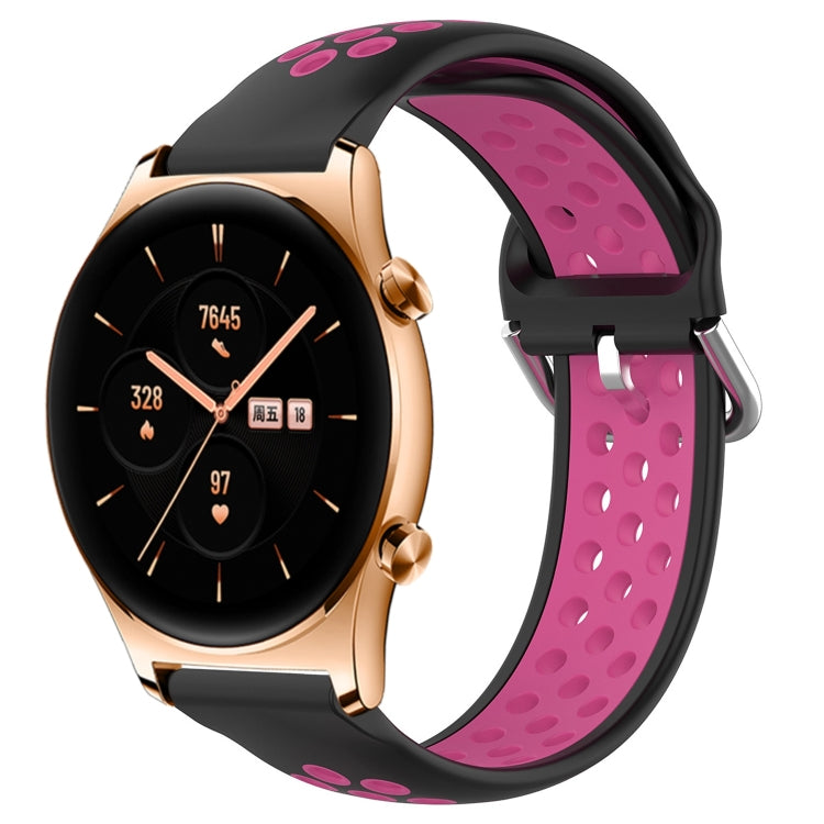 22mm Perforated Breathable Sports Silicone Watch Band, For Huawei Watch 3 Pro, For Huawei GT2 Pro, For Honor Watch GS 3