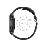 22mm Perforated Breathable Sports Silicone Watch Band, For Huawei Watch 3 Pro New