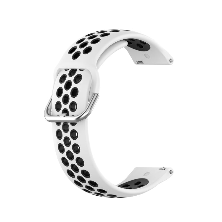 22mm Perforated Breathable Sports Silicone Watch Band, For Xiaomi MI Watch Sport, For Xiaomi Haylou RT2 LS10, For  Xiaomi Haylou RS4 LS12