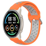 22mm Perforated Breathable Sports Silicone Watch Band, For Xiaomi MI Watch Sport, For Xiaomi Haylou RT2 LS10, For  Xiaomi Haylou RS4 LS12