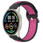 22mm Perforated Breathable Sports Silicone Watch Band, For Xiaomi MI Watch Sport, For Xiaomi Haylou RT2 LS10, For  Xiaomi Haylou RS4 LS12