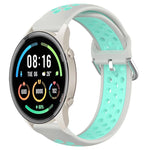 22mm Perforated Breathable Sports Silicone Watch Band, For Xiaomi MI Watch Sport, For Xiaomi Haylou RT2 LS10, For  Xiaomi Haylou RS4 LS12