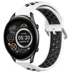 22mm Perforated Breathable Sports Silicone Watch Band, For Xiaomi MI Watch Sport, For Xiaomi Haylou RT2 LS10, For  Xiaomi Haylou RS4 LS12