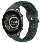 22mm Perforated Breathable Sports Silicone Watch Band, For Xiaomi MI Watch Sport, For Xiaomi Haylou RT2 LS10, For  Xiaomi Haylou RS4 LS12