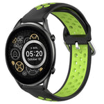 22mm Perforated Breathable Sports Silicone Watch Band, For Xiaomi MI Watch Sport, For Xiaomi Haylou RT2 LS10, For  Xiaomi Haylou RS4 LS12