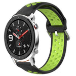 22mm Perforated Breathable Sports Silicone Watch Band, For Amazfit GTR 4, For Amazfit GTR 4 Pro, For Amazfit GTR 3