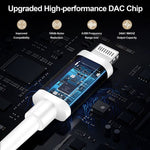 كابل MIDI بطول 1 متر من 8 بن إلى USB-B لأجهزة iPad / iPhone، 8 بن