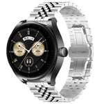 Five Bull Half Round Stainless Steel Watch Band + Strap Removal Tool, For Huawei Watch GT3 SE, For Huawei Watch Buds, For Huawei Watch3 Pro New, For Huawei Watch GT3 Pro 46mm, For Huawei Watch GT Runner, For Huawei Watch GT3 46mm