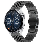 Five Bull Half Round Stainless Steel Watch Band + Strap Removal Tool, For Huawei Watch GT3 SE, For Huawei Watch Buds, For Huawei Watch3 Pro New, For Huawei Watch GT3 Pro 46mm, For Huawei Watch GT Runner, For Huawei Watch GT3 46mm