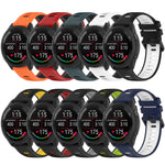 20mm Sports Two-Color Silicone Watch Band, For Samsung Galaxy Watch 6 40mm, For Samsung Galaxy Watch 6 Classic 43mm