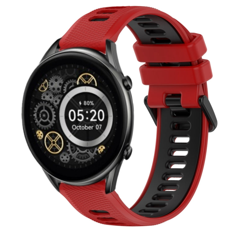 22mm Sports Two-Color Silicone Watch Band, For Xiaomi Haylou RT2 LS10, For  Xiaomi Haylou RS4 LS12