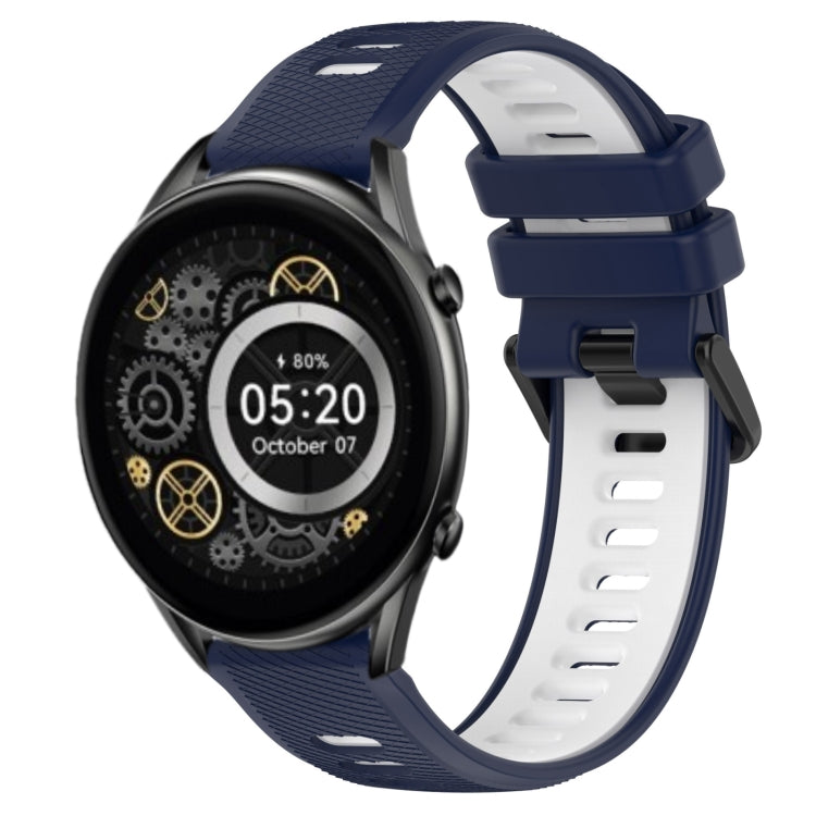22mm Sports Two-Color Silicone Watch Band, For Xiaomi Haylou RT2 LS10, For  Xiaomi Haylou RS4 LS12