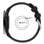 22mm Sports Two-Color Steel Buckle Silicone Watch Band, For Samsung Galaxy Watch3 45mm, For Samsung Galaxy Watch 46mm, For Samsung Gear S3 Classic, For Samsung Gear S3 Frontier