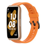 Solid Color Silicone Watch Band, For Huawei Band 7, For Huawei Band 6, For Huawei Band 3
