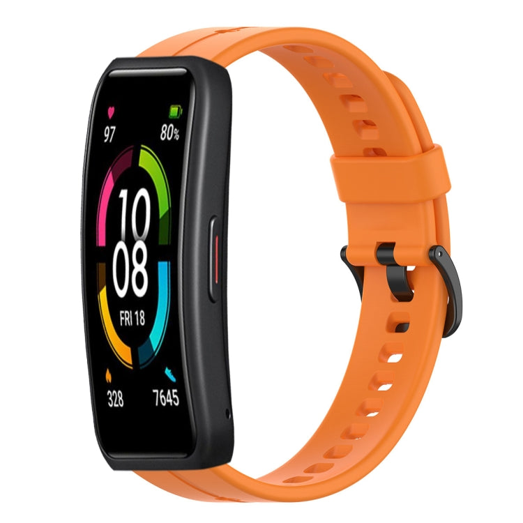 Solid Color Silicone Watch Band, For Huawei Band 7, For Huawei Band 6, For Huawei Band 3
