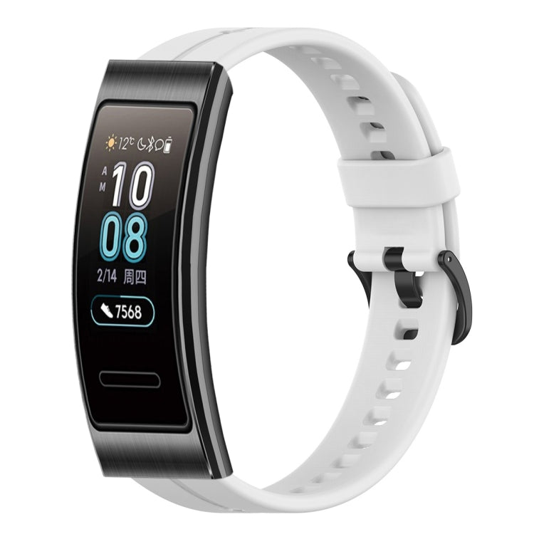 Solid Color Silicone Watch Band, For Huawei Band 7, For Huawei Band 6, For Huawei Band 3
