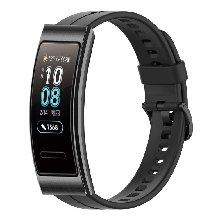 Solid Color Silicone Watch Band, For Huawei Band 7, For Huawei Band 6, For Huawei Band 3