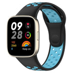 Sports Two-Color Silicone Watch Band, For Redmi Watch 3, For Redmi Watch 3 Lite